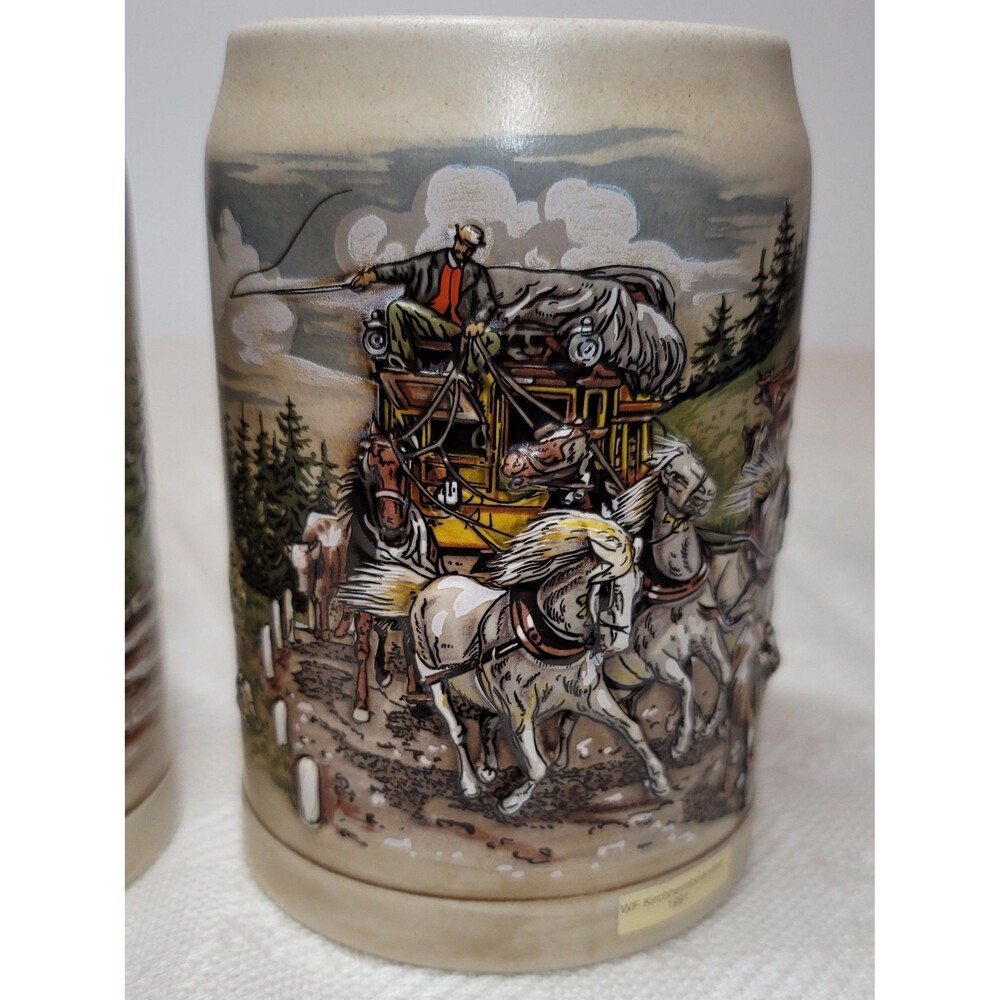 German Volksmarch Beer Stein Mug - Kirchheimbolanden 1991, Vintage‎